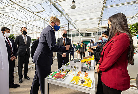 Koppert meets King Willem-Alexander in UAE