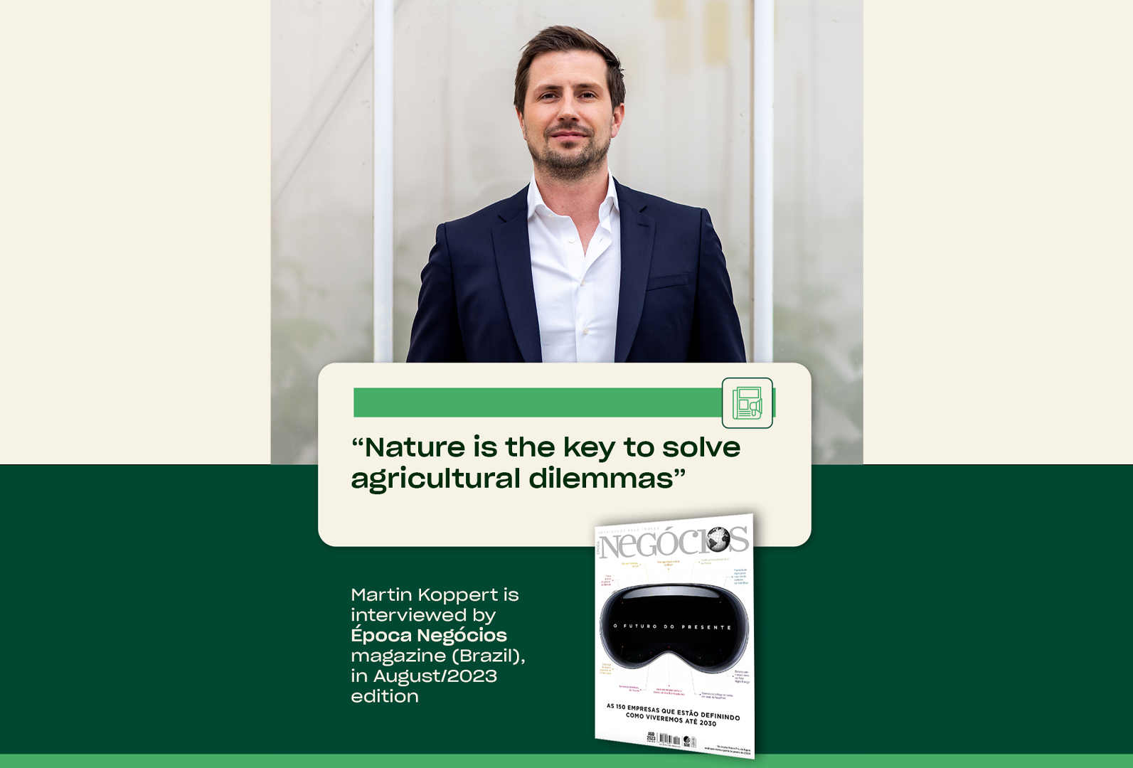 ‘Nature is key to solving agricultural dilemmas’