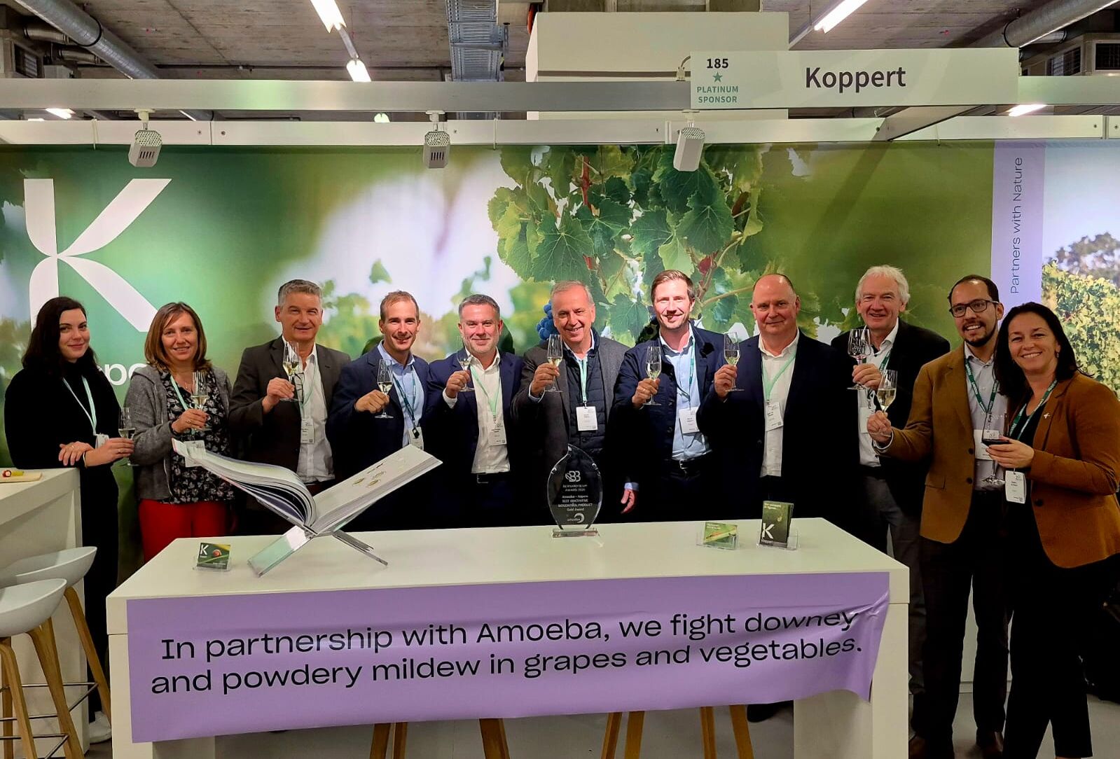 Koppert celebrates partner Amoéba’s Bernard Blum Award win at ABIM