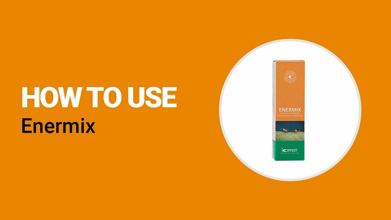 How to use Enermix from Koppert