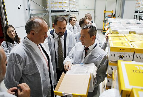 President Kiska visits Koppert Slovakia