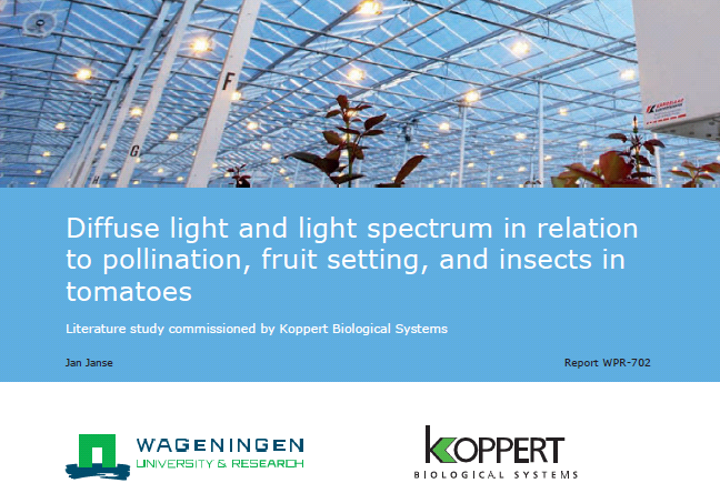 Research diffuse light and pollination